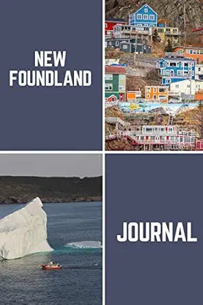 newfoundland journal international blank small lined travel journal notebook for women men and vacation