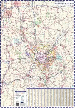 pittsburgh regional pennsylvania 1st edition rand mcnally 0528994905, 978-0528994906