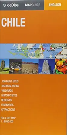 chile map guide 1st edition julian de dios 9871551029, 978-9871551026