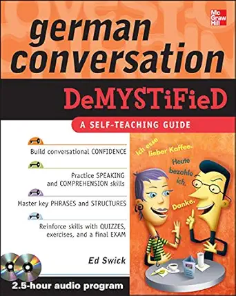 german conversation demystified with two audio cds 1st edition ed swick 0071627227, 978-0071627221