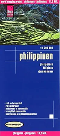 philippinen 1 1 200 000 1st edition reise know how verlag 3831773424, 978-3831773428