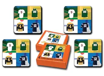 boston sports legends coaster set of 4 1st edition michael schafbuch 0990685853, 978-0990685852