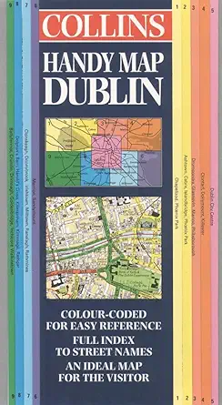 handy map of dublin 1st edition collins 0004487222, 978-0004487229