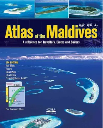 atlas of the maldives a reference for travellers divers and sailors 1st edition tim godfrey 1876410434,