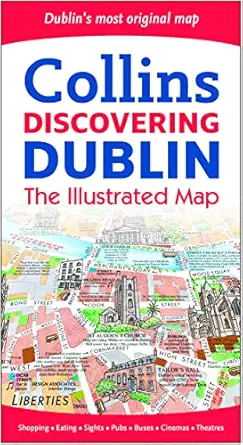 collins discovering dublin the illustrated map 1st edition collins uk 0007320779, 978-0007320776
