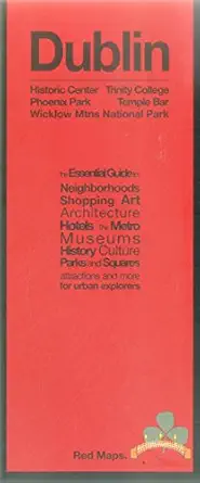 red map dublin city travel guide 1st edition red maps 0998243302, 978-0998243306