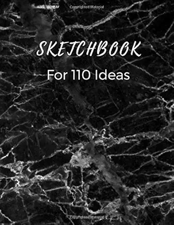 sketchbook for 110 ideas 110 blank pages 8 5 x 11 personalized sketchbook sketching and creative drawing