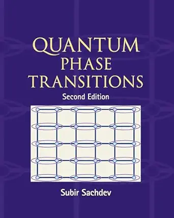 quantum phase transitions 1st edition subir sachdev 0521514681, 978-0521514682
