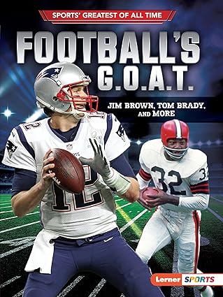 footballs g o a t jim brown tom brady and more 1st edition joe levit 1541574435, 978-1541574434