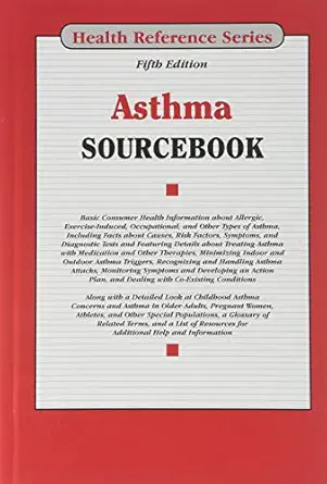 asthma sourcebook 1st edition williams angela ed 0780816528, 978-0780816527