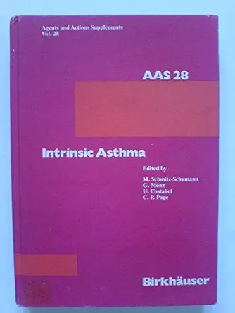 intrinsic asthma proceedings of the 4th international symposium held at the hochgebigsklinik davos from