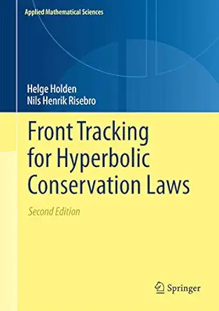 front tracking for hyperbolic conservation laws 1st edition helge holden ,nils henrik risebro 3662475065,