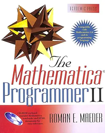the mathematica bundle the mathematica programmer ii 1st edition roman e maeder 0124649920, 978-0124649927