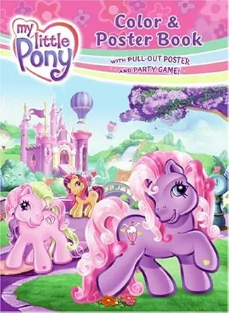 my little pony color and poster book 1st edition jenny bak ,gayle middleton ,ken edwards 0060794704,