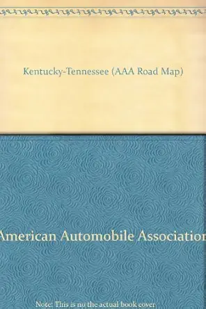 kentucky tennessee 1st edition american automobile association 0749536497, 978-0749536497