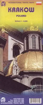 krakow 1 8 000 street map 1st edition itm canada 1553416279, 978-1553416272