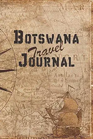 botswana travel journal 6x9 travel notebook with prompts and checklists perfect gift for your trip to