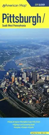 american map corporation pittsburgh pa southwest regional slicker 1st edition american map corporation