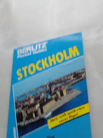 berlitz 94 travel guide stockholm 1st edition berlitz editors 2831522528, 978-2831522524