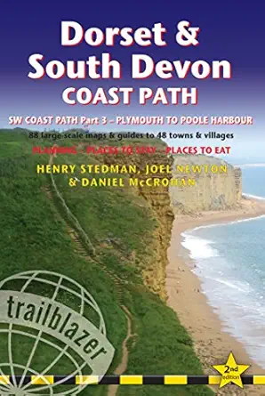 dorset and south devon coast path includes 97 large scale walking maps and guides to 48 towns and villages