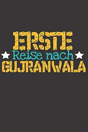 erste reise nach gujranwala 6x9 punkteraster notizbuch perfektes geschenk fa 1/4r den trip nach gujranwala fa