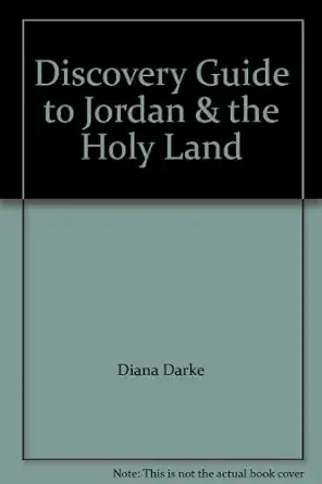 discovery guide to jordan and the holy land 1st edition diana darke 0907151701, 978-0907151708