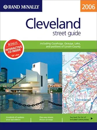 rand mcnally 2006 cleveland street guide including cuyahoga geauga lake and portions of lorain county 1st
