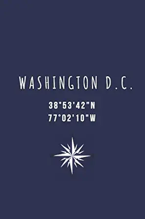 washington d c perfect 110 page travel journal notebook diary 1st edition marky smarty 1093818042,