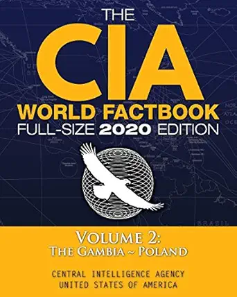 the cia world factbook volume 2 full size   giant format 600+ pages the #1 global reference complete and