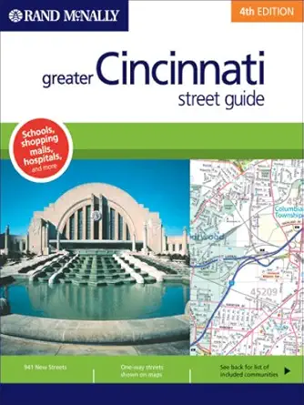 rand mcnally 2006 greater cincinnati street guide 1st edition rand mcnally and company 0528857150,