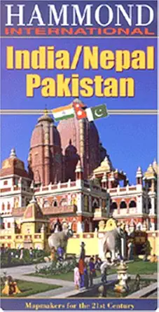 india/nepal/pakistan 1st edition hammond 0843718773, 978-0843718775