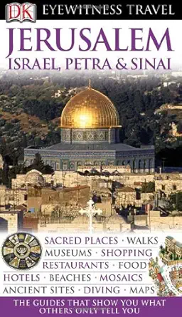dk eyewitness travel guide jerusalem israel petra and sinai 1st edition dk publishing 0756662028,