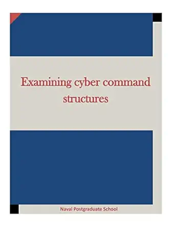 examining cyber command structures 1st edition naval postgraduate school ,penny hill press inc 1522955526,
