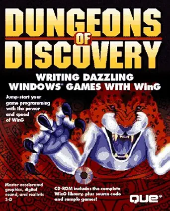 dungeons of discovery writing dazzling windows games with wing/book and cd 1st edition clayton walnum