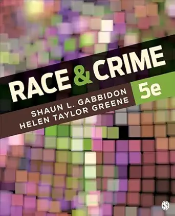 race and crime 1st edition shaun l gabbidon ,helen taylor greene 1544334230, 978-1544334233