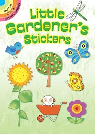 little gardeners stickers 1st edition monica wellington 0486481883, 978-0486481883
