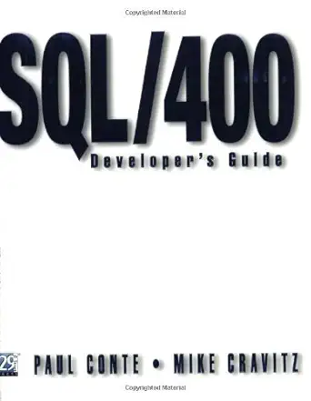 sql/400 developers guide 1st edition mike cravitz ,paul conte 1882419707, 978-1882419708
