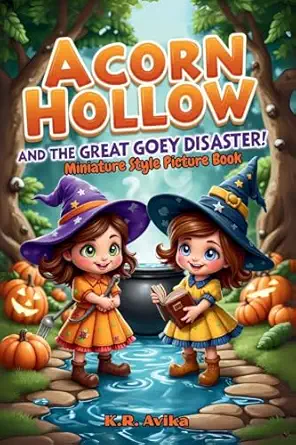 acorn hollow and the great gooey disaster miniature style picture book a fun story book for kids ages 3 5