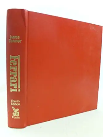ferrari 1st edition hans tanner 0854291350, 978-0854291359
