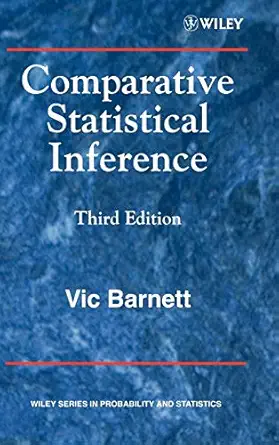 comparative statistical inference 1st edition vic barnett 0471976431, 978-0471976431