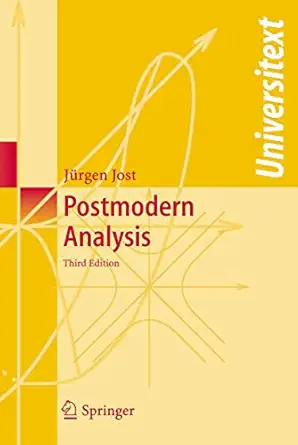 postmodern analysis 1st edition ja 1/4rgen jost ,h azad 3540258302, 978-3540258308