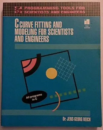 c curve fitting and modeling for scientists and engineers/book and disk 1st edition jens george reich