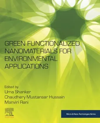 green functionalized nanomaterials for environmental applications 1st edition uma shanker ,manviri rani
