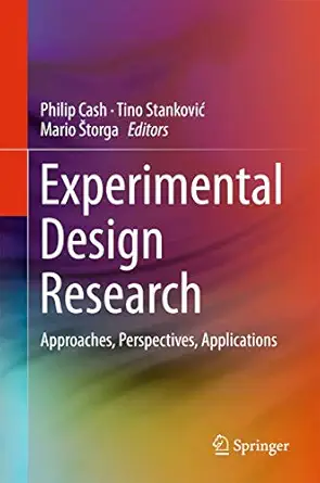 experimental design research approaches perspectives applications 1st edition philip cash ,tino stankovia
