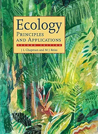 ecology principles and applications 1st edition j l chapman ,m j reiss 0521588022, 978-0521588027
