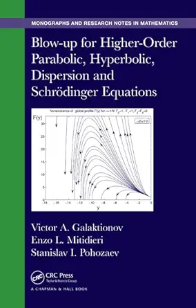 blow up for higher order parabolic hyperbolic dispersion and schrodinger equations 1st edition victor a