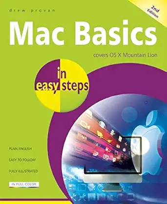mac basics in easy steps 1st edition drew provan 1840785616, 978-1840785616