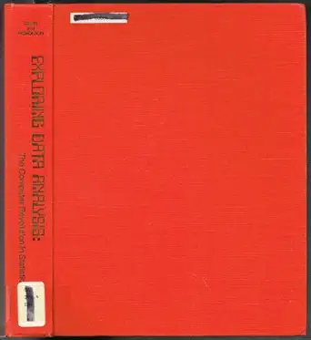 exploring data analysis the computer revolution in statistics 1st edition w l dixon, w j , nicholson