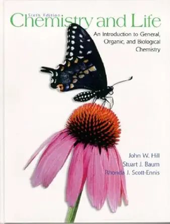 chemistry and life an introduction to general organic and biological chemistry 1st edition john w hill