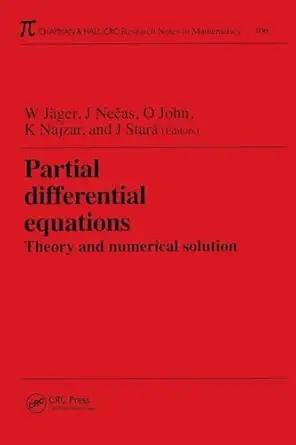 partial differential equations 1st edition j necas 1584880228, 978-1584880226